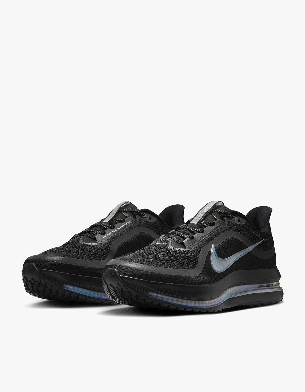 Mens Nike Pegasus Premium SP - Black/Black/Metallic Silver
