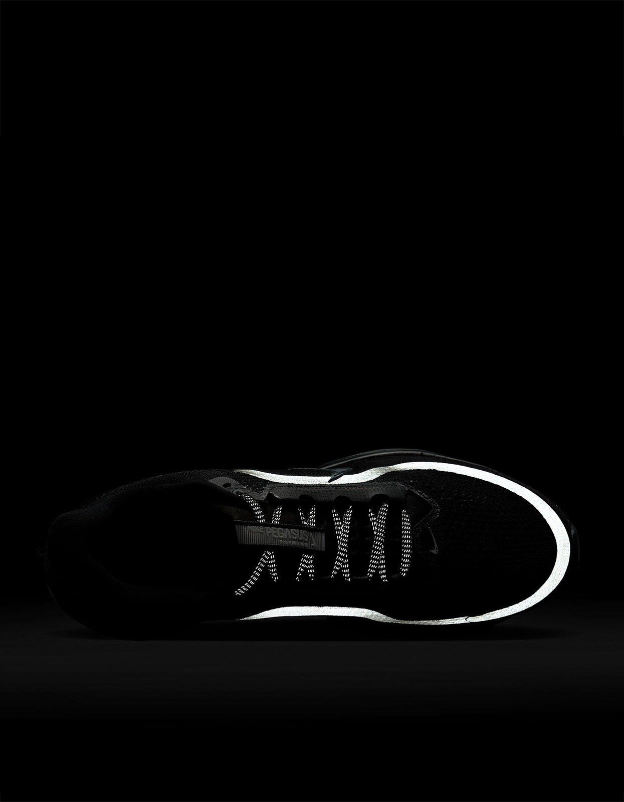 Mens Nike Pegasus Premium SP - Black/Black/Metallic Silver