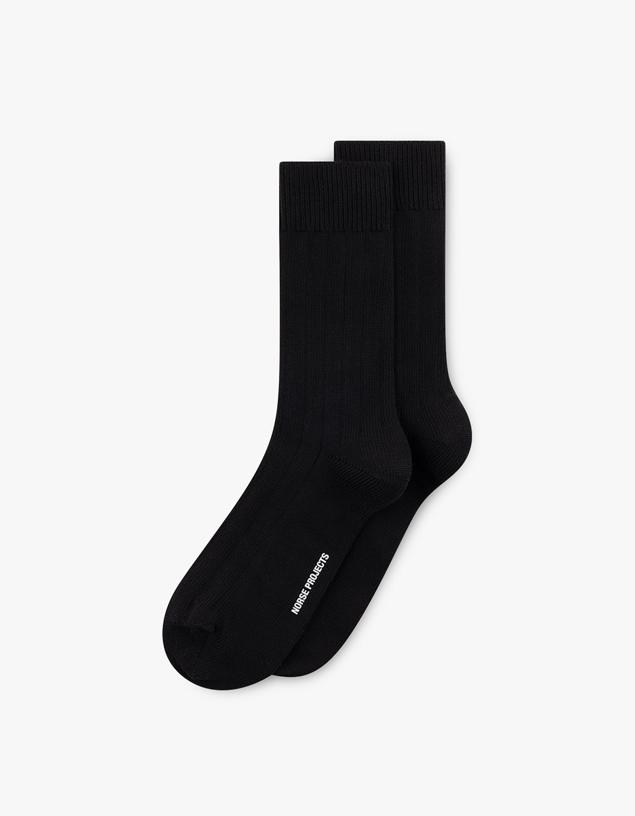 Bykle Cordura Wide Rib Sock - Black