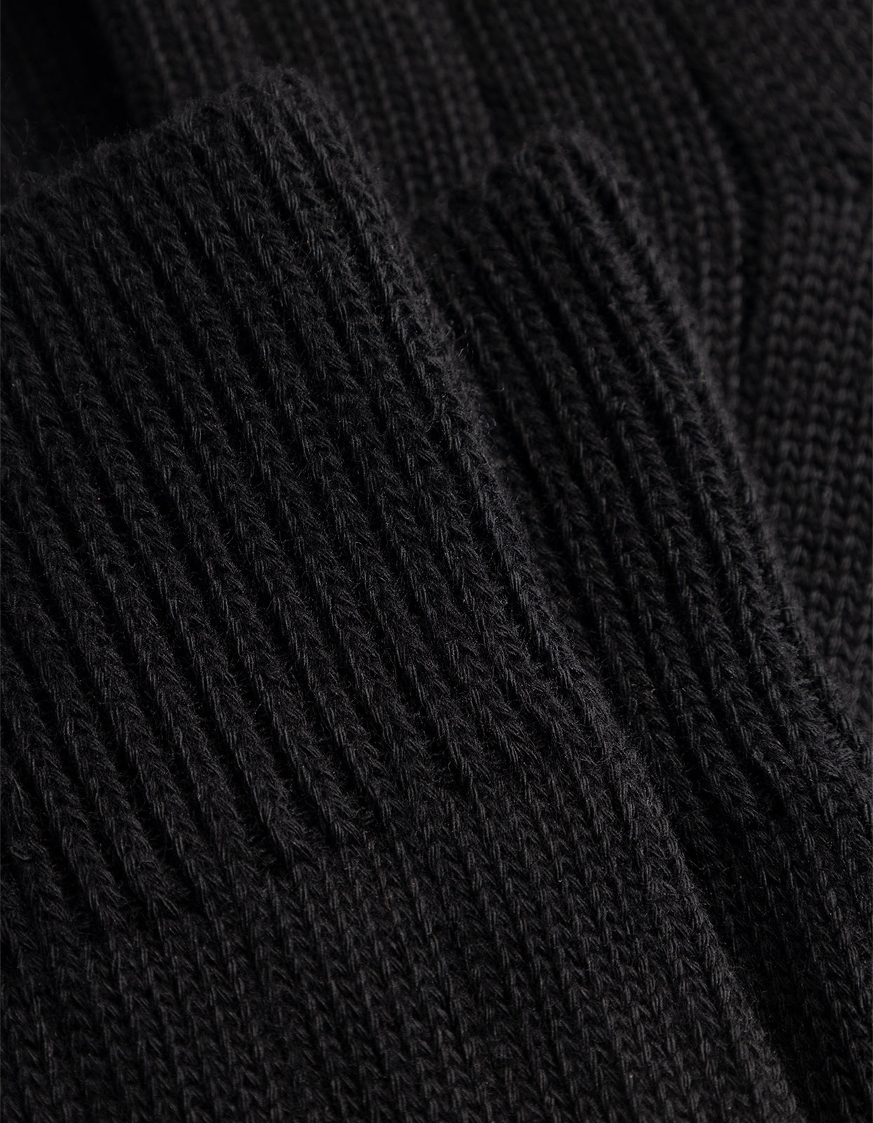 Bykle Cordura Wide Rib Sock - Black