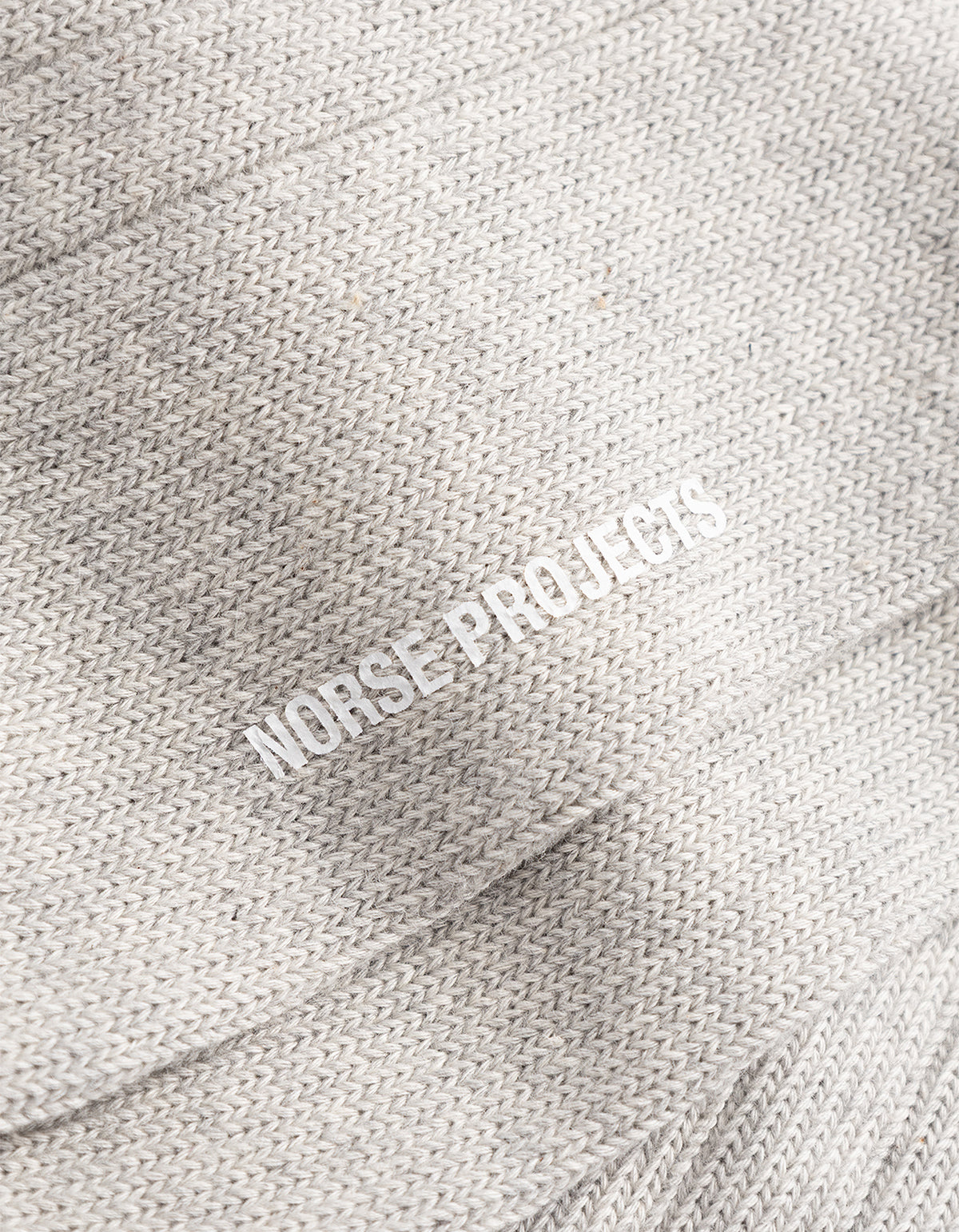 Bykle Cordura Wide Rib Sock - Light Grey Melange