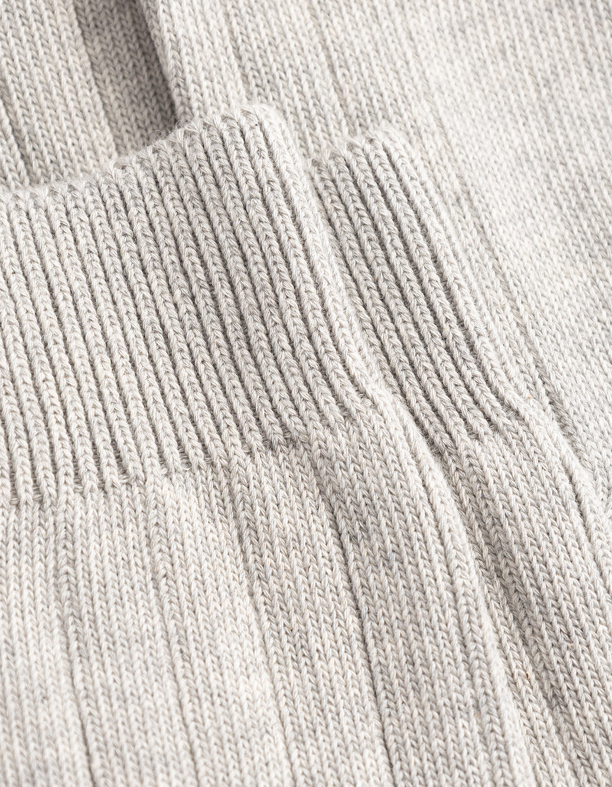 Bykle Cordura Wide Rib Sock - Light Grey Melange
