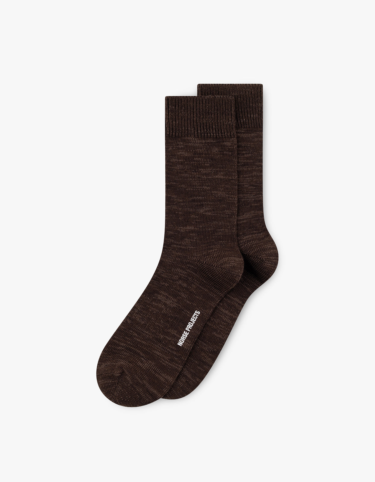 Bykle Heavy Cotton Twist Sock - Delicioso Brown