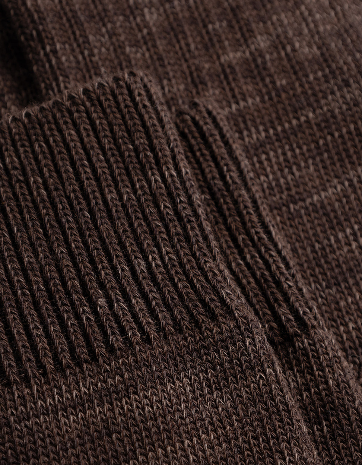 Bykle Heavy Cotton Twist Sock - Delicioso Brown