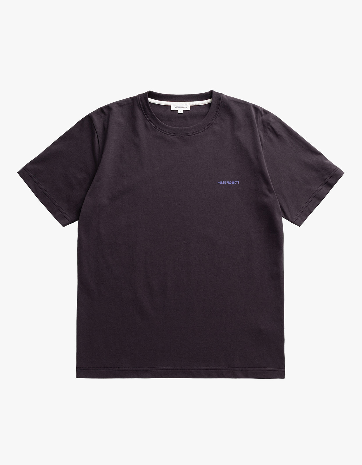 Dyrehaven Organic Logo Print T-Shirt - Darkest Purple