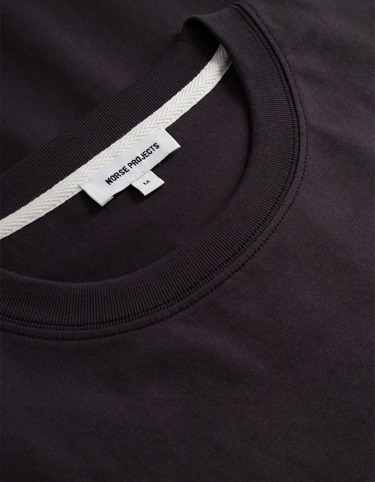 Dyrehaven Organic Logo Print T-Shirt - Darkest Purple