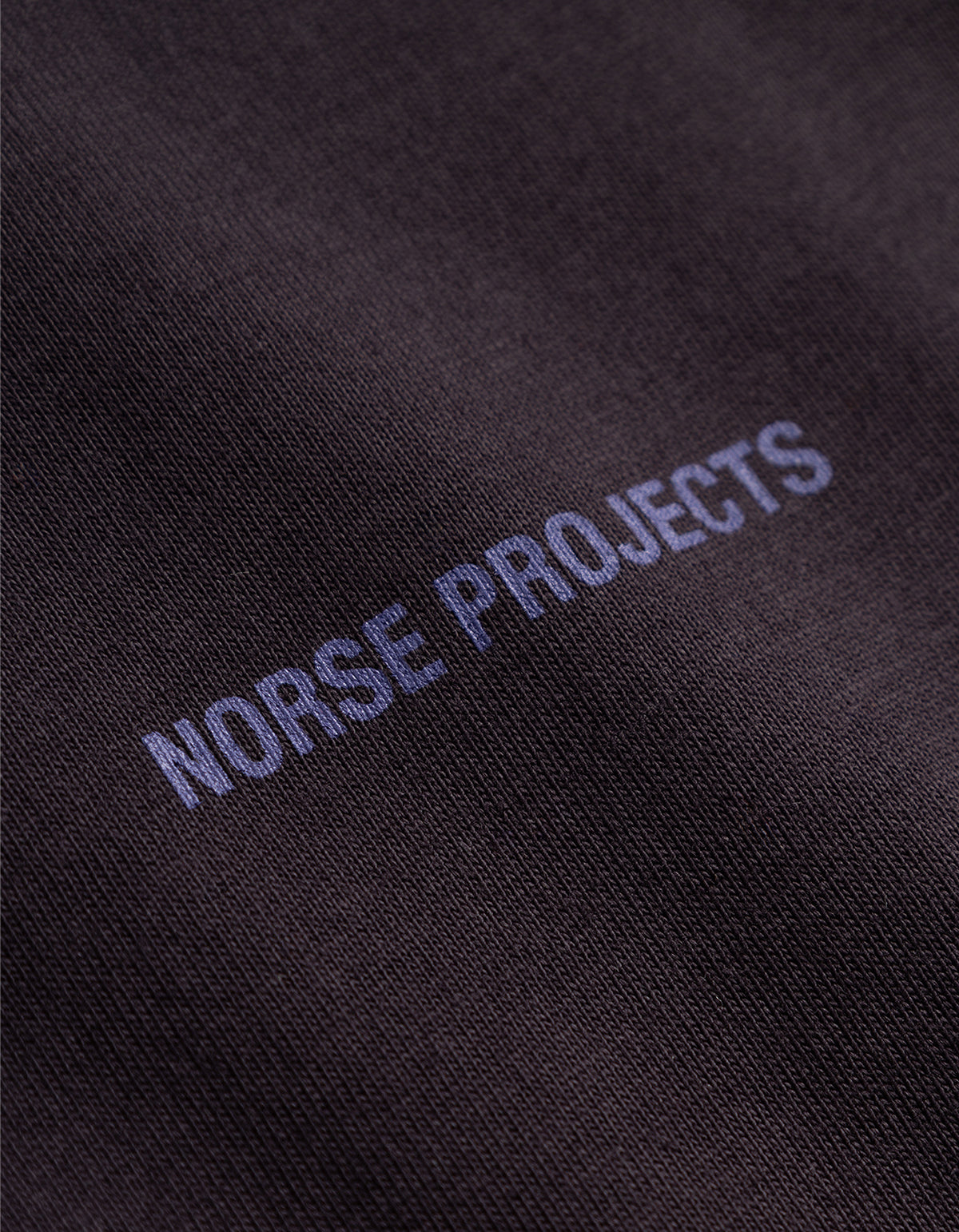 Dyrehaven Organic Logo Print T-Shirt - Darkest Purple