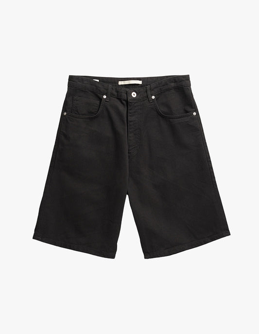 Korshavn Relaxed 5 Pocket Heavy Twill Short - Black