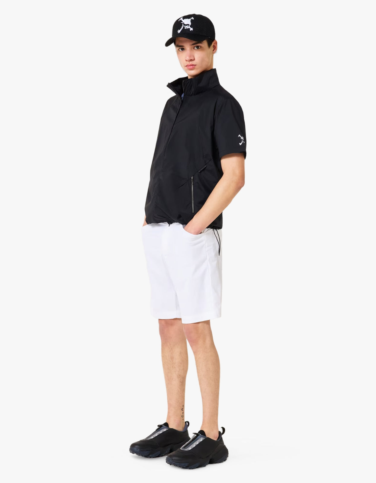 Skull S/S Airy Wind Jacket - Pitch Black