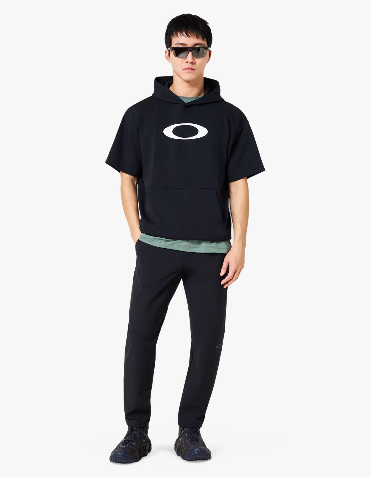 Enhance QD Fleece S/S Hoody 5.0 - Pitch Black