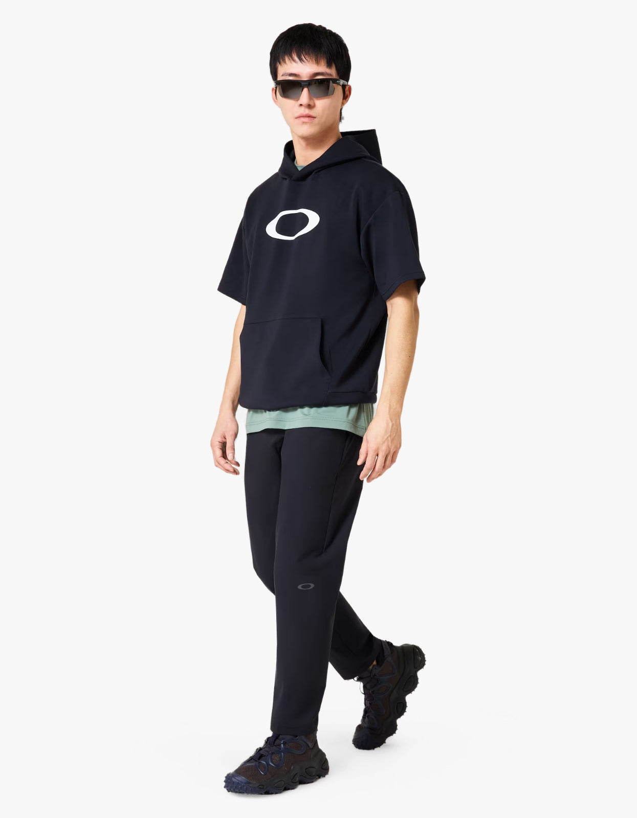 Enhance QD Fleece S/S Hoody 5.0 - Pitch Black