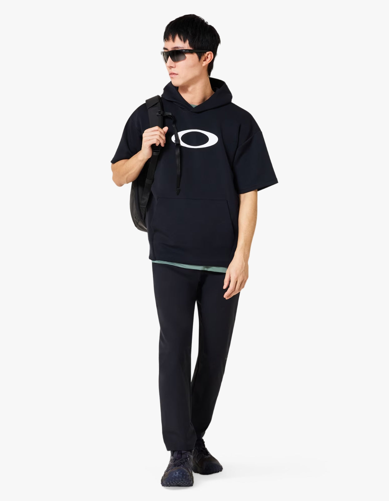 Enhance QD Fleece S/S Hoody 5.0 - Pitch Black
