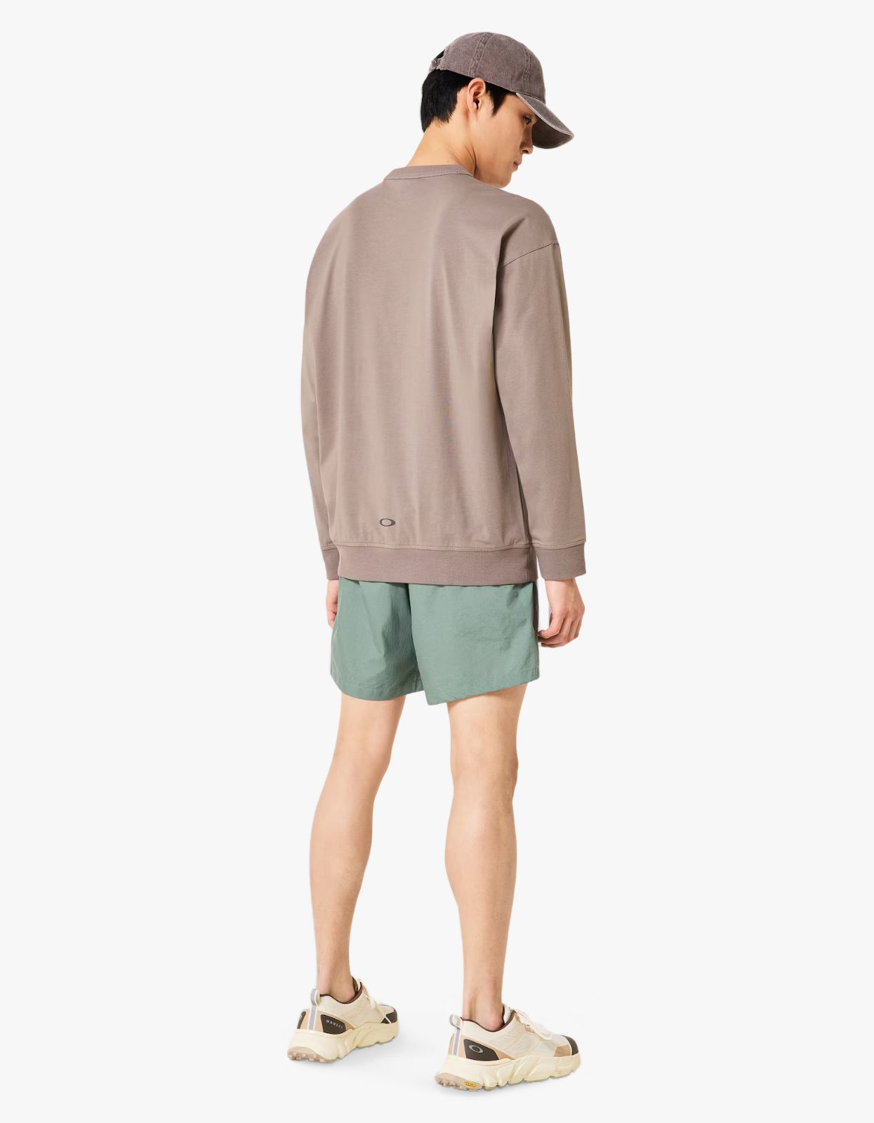New Retro Fleece L/S Crew 1.0 - Bark