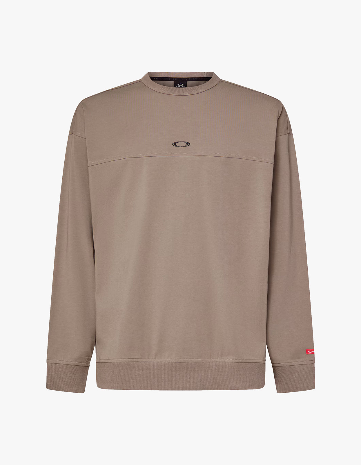 New Retro Fleece L/S Crew 1.0 - Bark