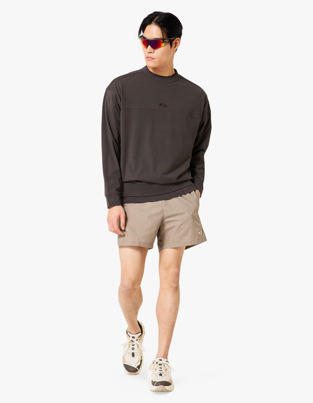 New Retro Fleece L/S Crew 1.0 - Shadow/Black