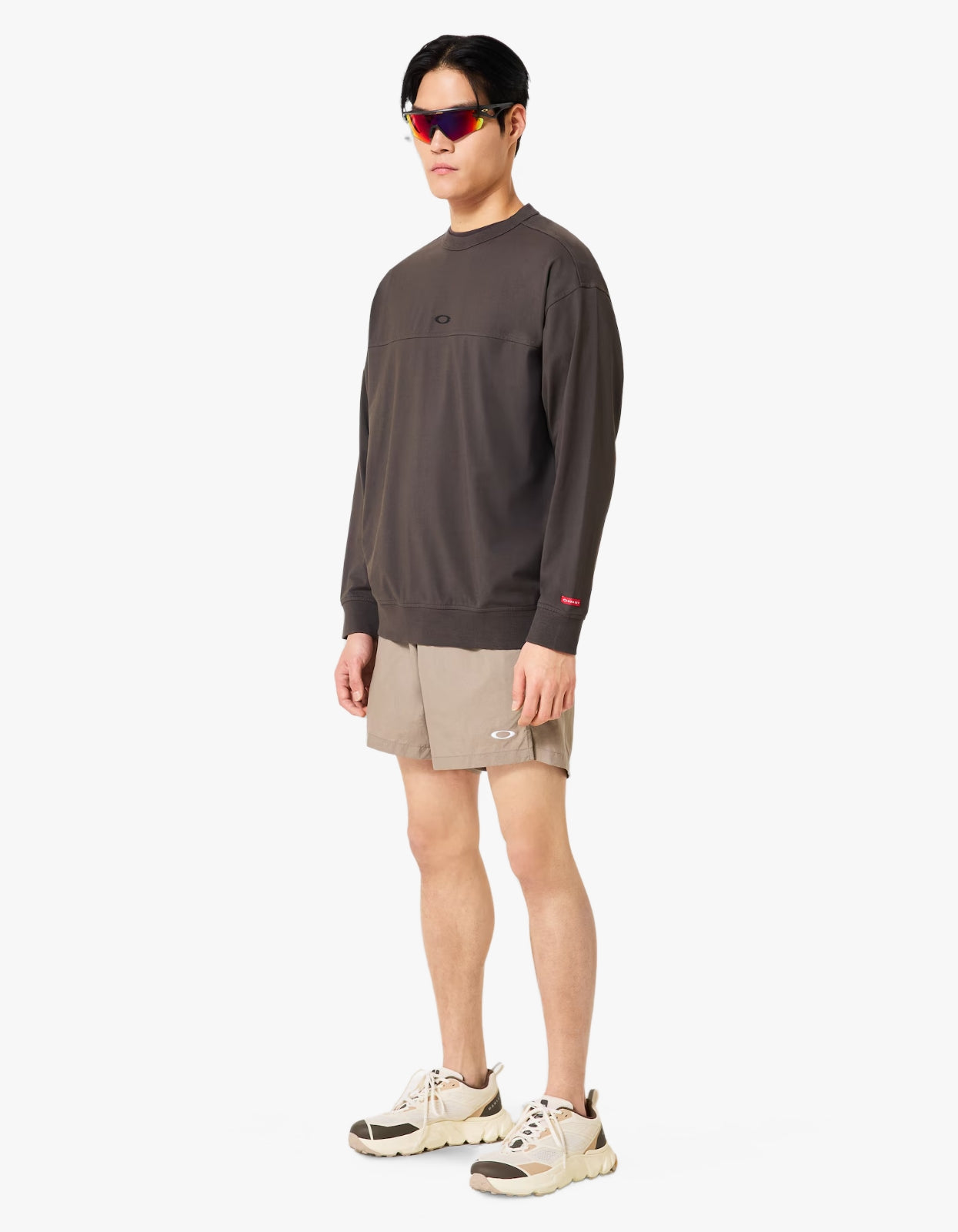 New Retro Fleece L/S Crew 1.0 - Shadow/Black