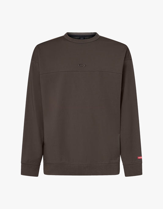 New Retro Fleece L/S Crew 1.0 - Shadow/Black