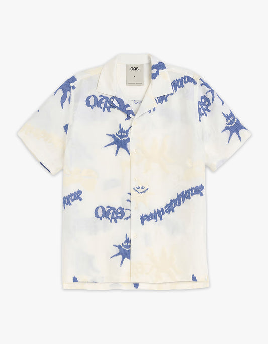 Romantique Rocco Shirt - White/Blue