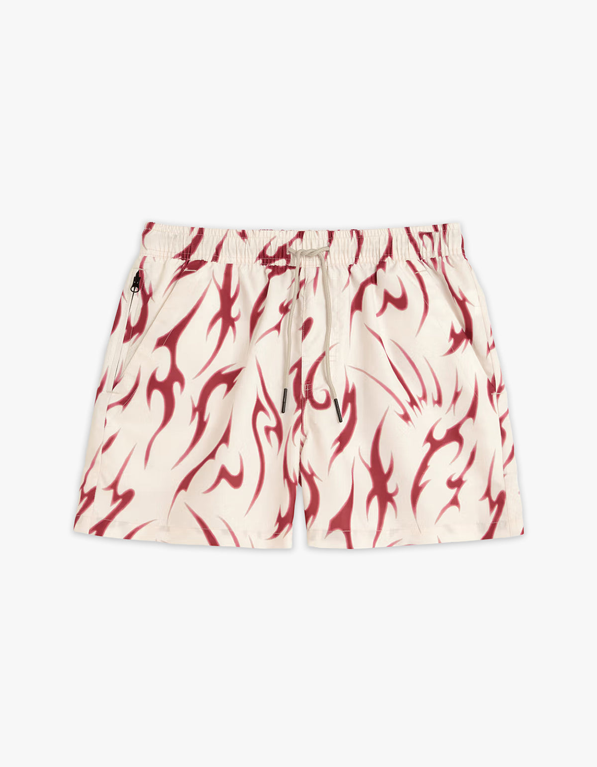 Tribalo Swim Shorts - White/Red