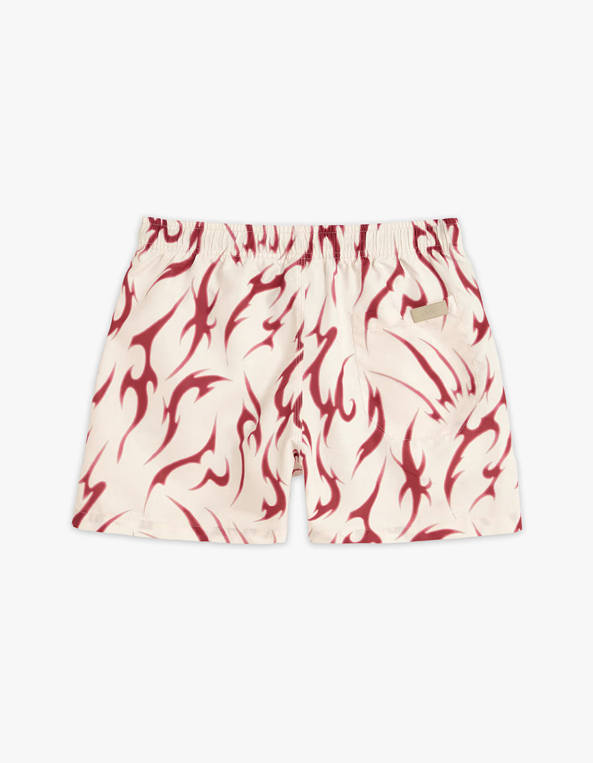 Tribalo Swim Shorts - White/Red