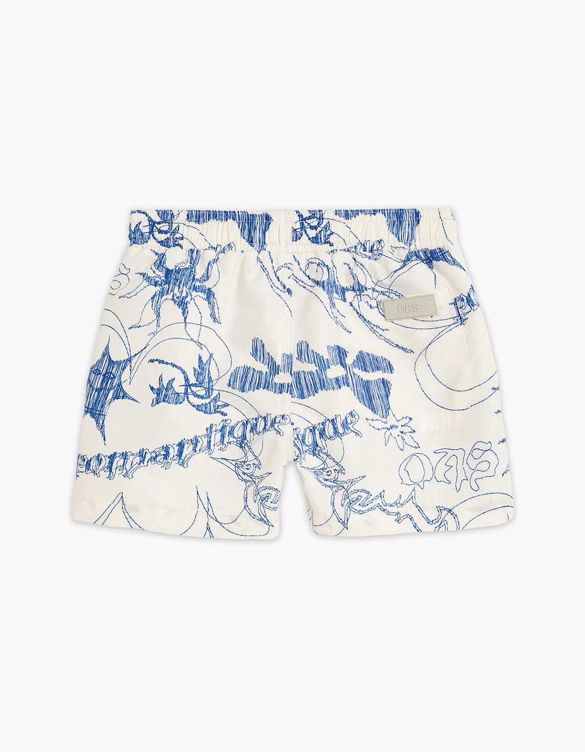 Romantique Swim Shorts - Blue/White