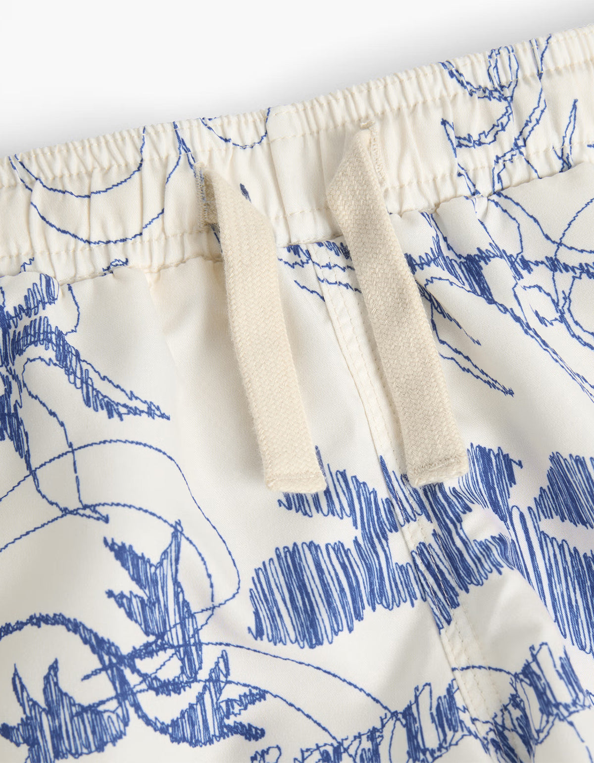 Romantique Swim Shorts - Blue/White
