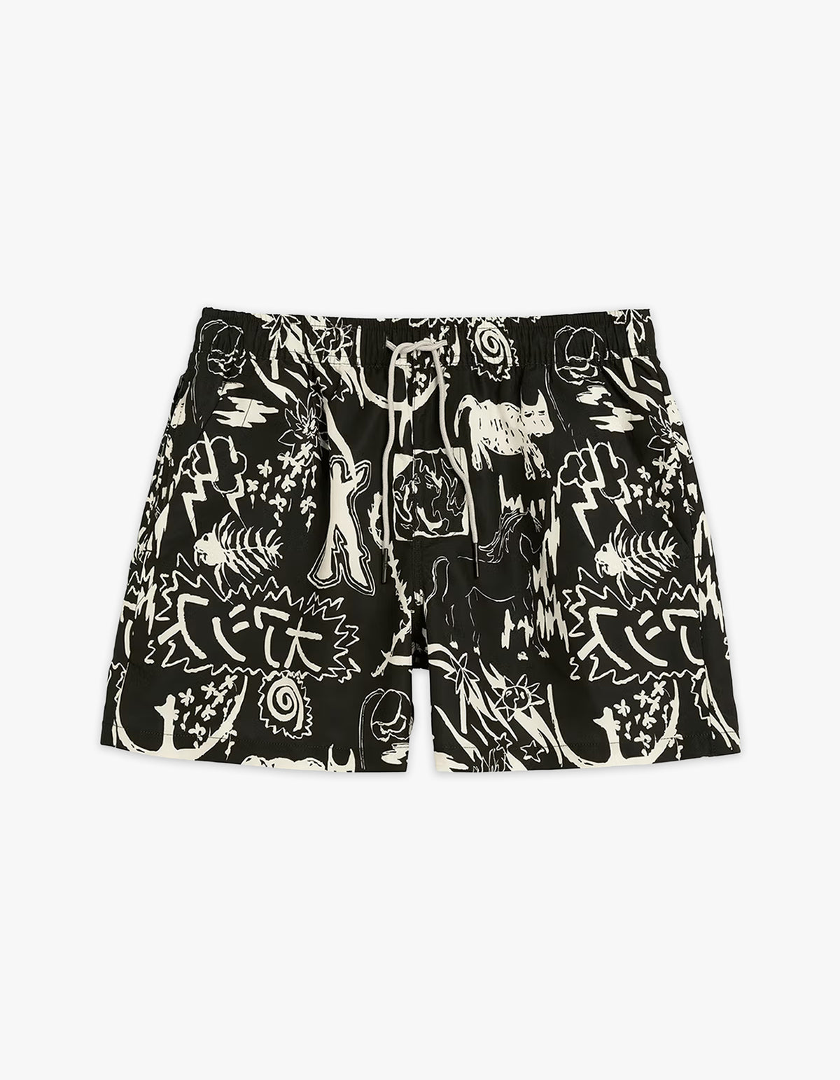Gensou Swim Shorts - Black