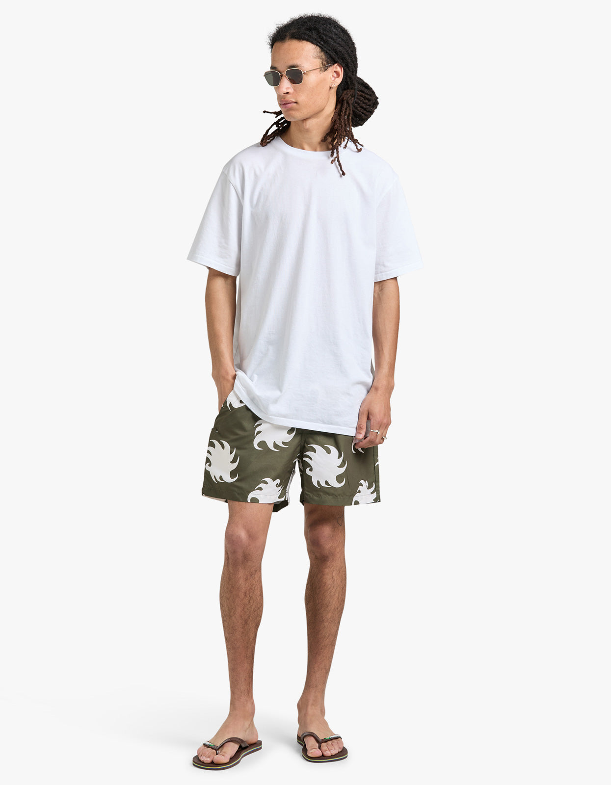 Swim Shorts - Pine Ember