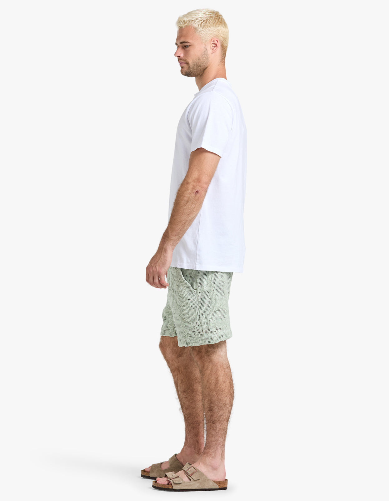 Crochet Shorts - Galbanum