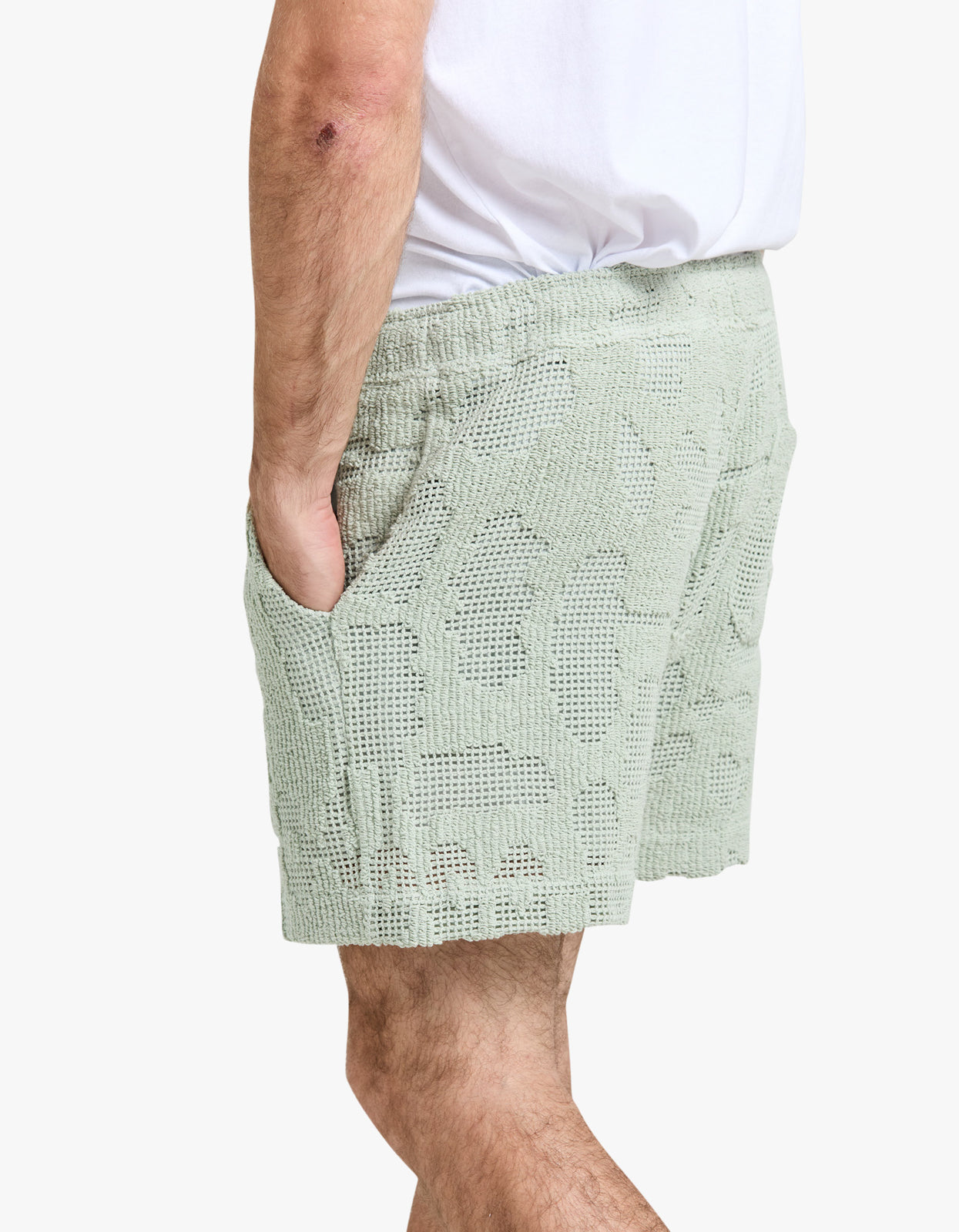 Crochet Shorts - Galbanum