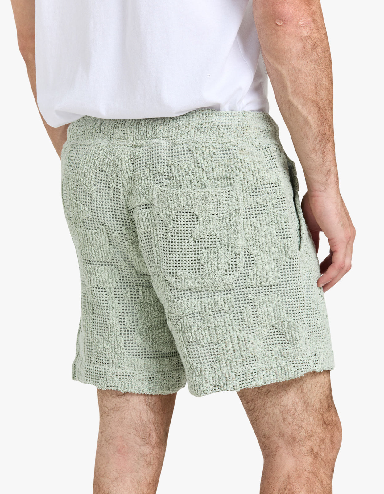 Crochet Shorts - Galbanum