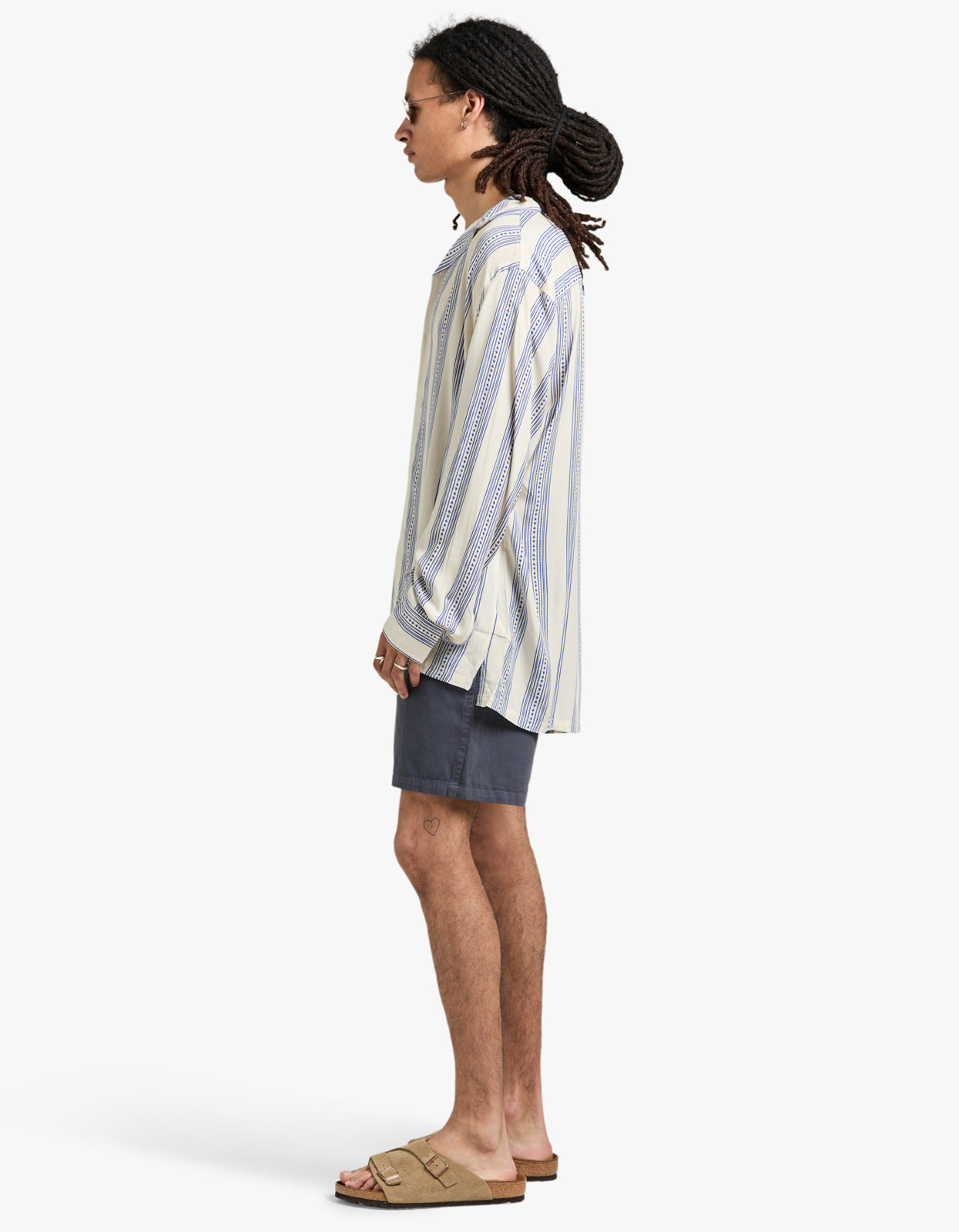 Viscose Long Sleeve Shirt - Havana