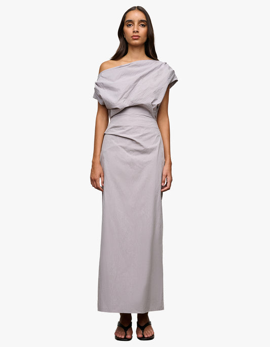 Pallas Midi Dress - Dove Grey