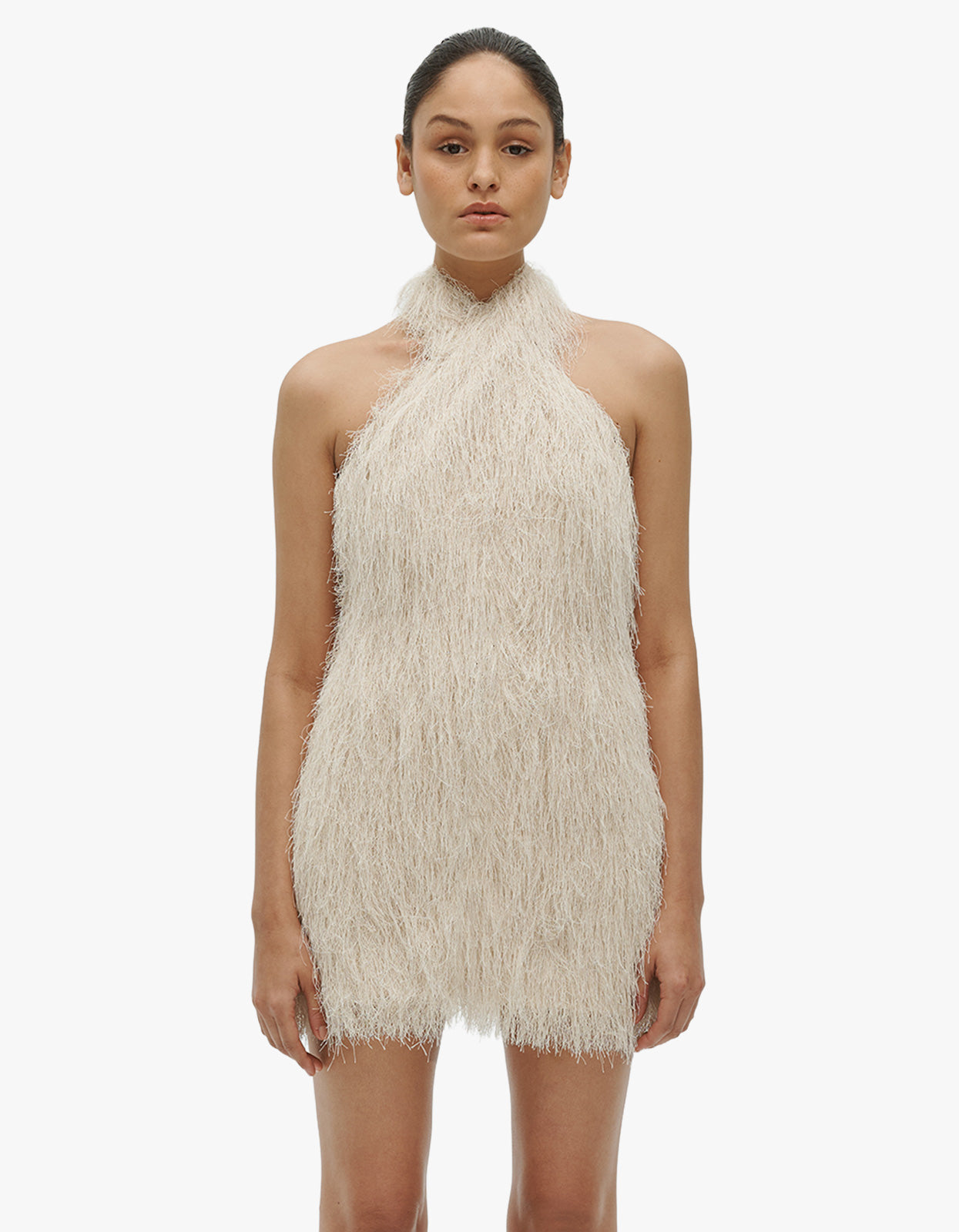 Odessa Top/ Mini Dress - Ecru