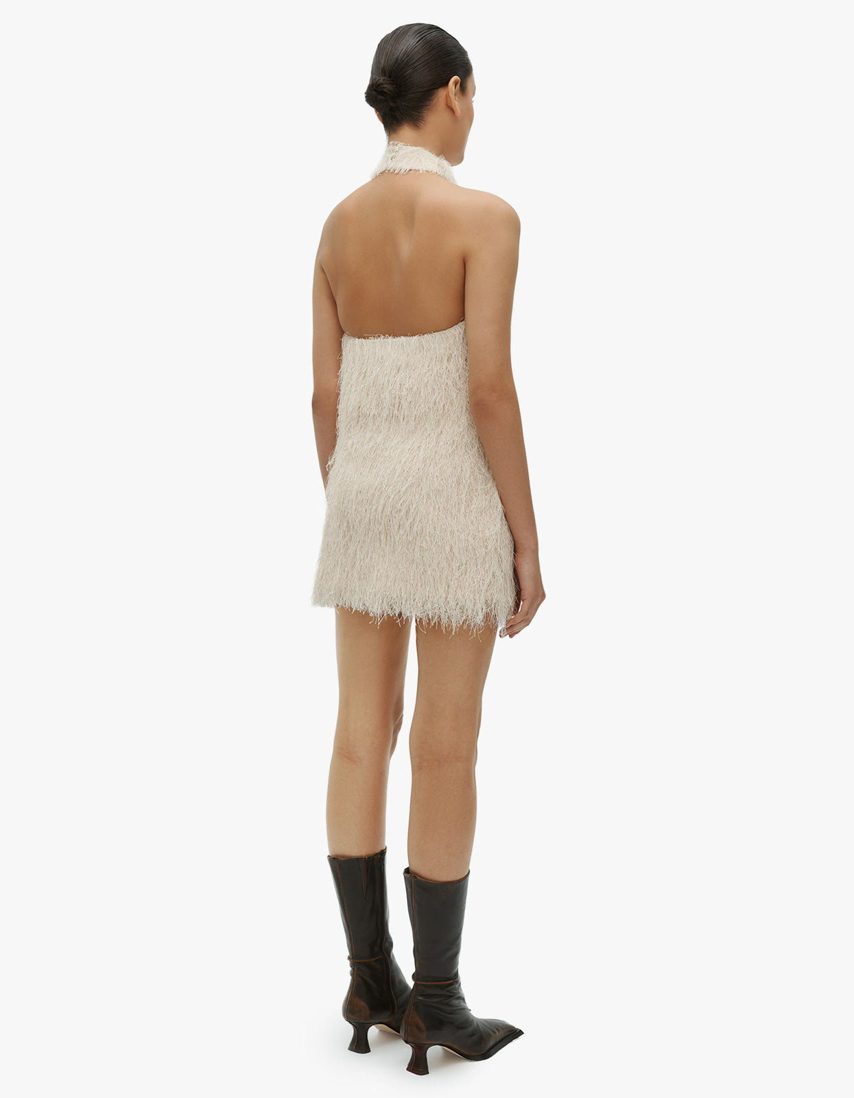 knee length dresses for ladies One Of Others - Odessa Top/Mini Dress Ecru