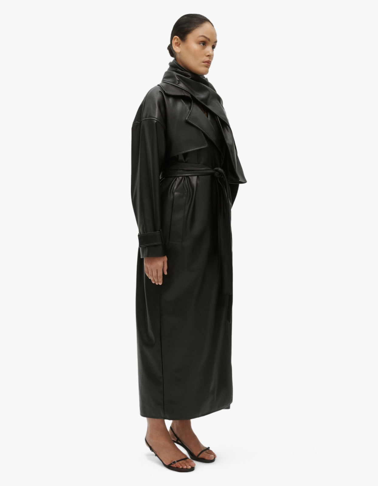 Ares Duster Coat - Black