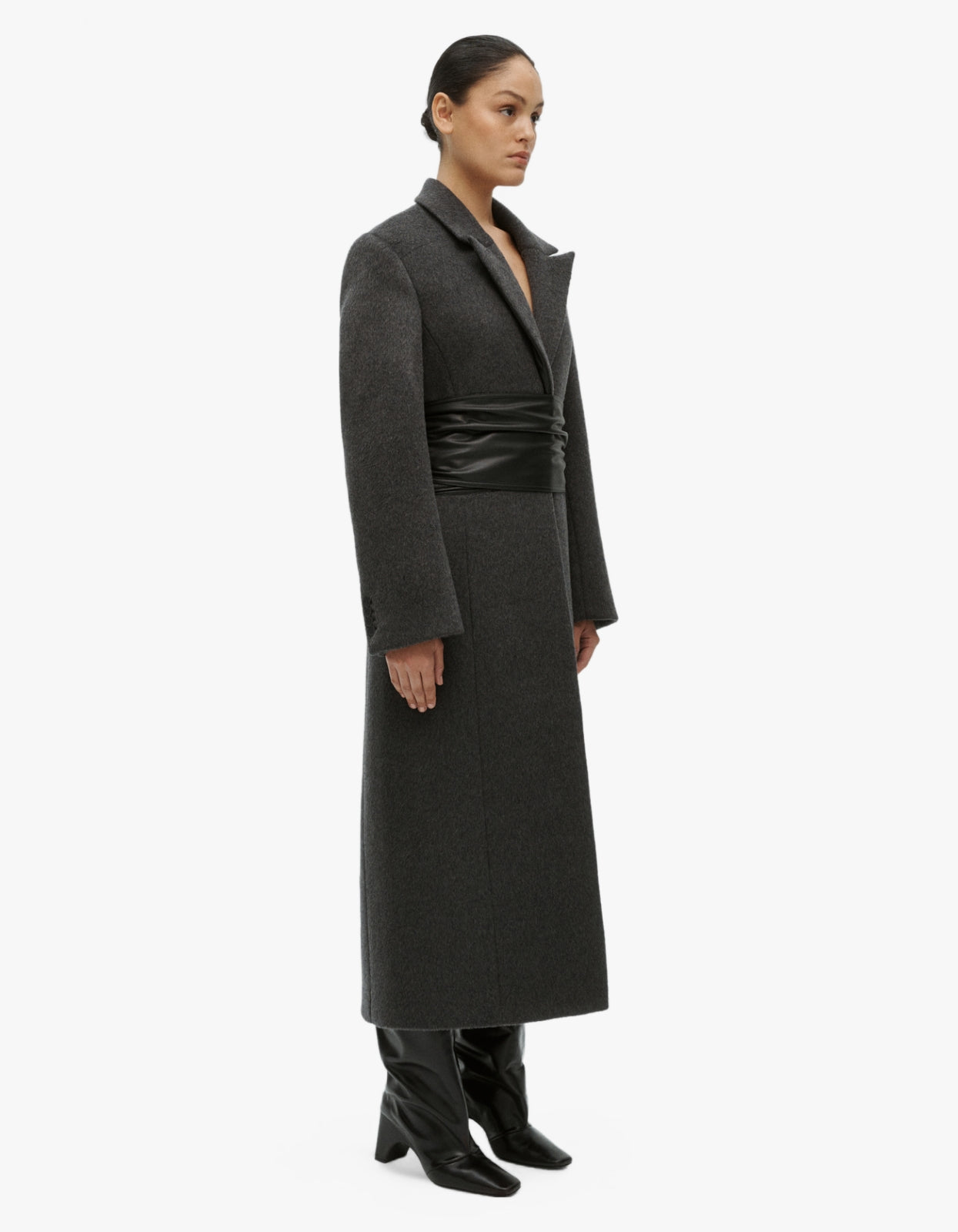 Ember Coat - Charcoal/Black