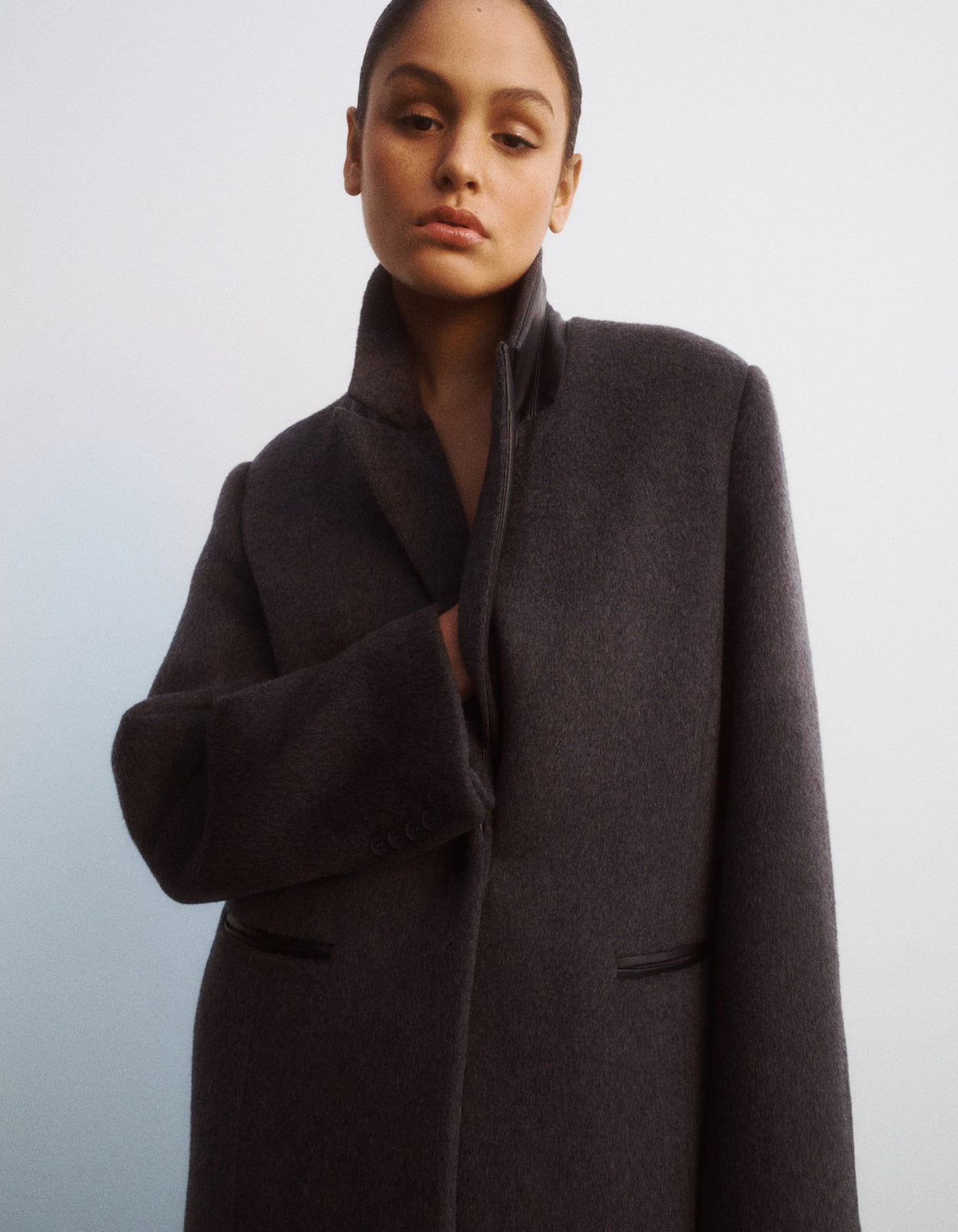 Ember Coat - Charcoal/Black
