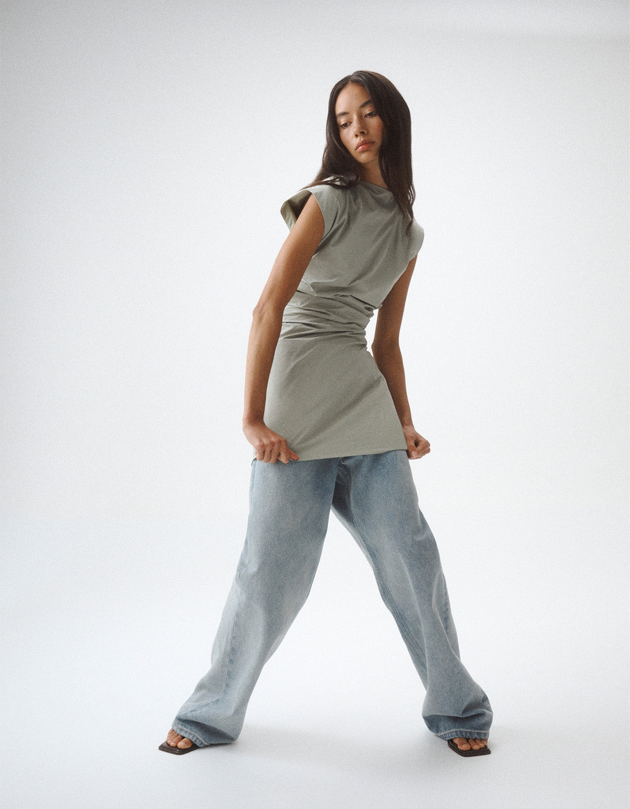 Palvin Mini Dress - Sage