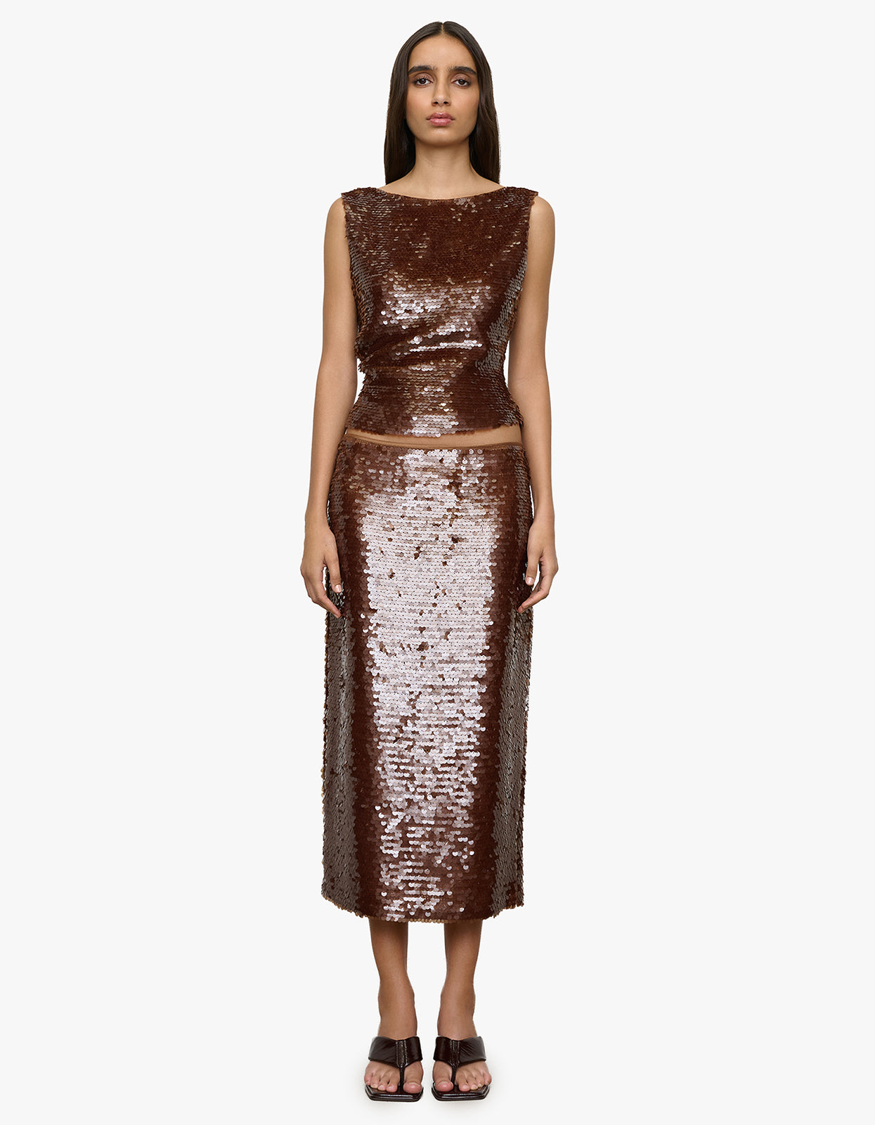 Kendall Skirt - Coffee