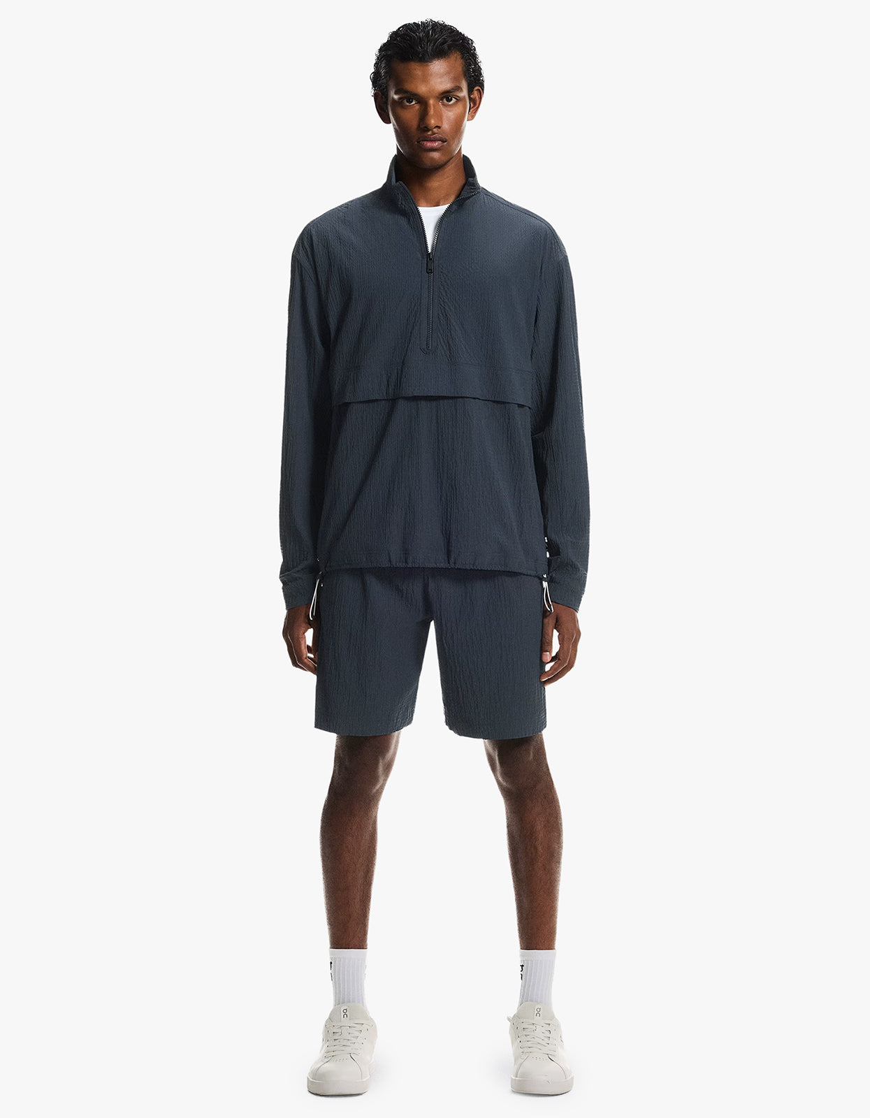 Courtside 1/2 Zip Eaze 1 Jacket - Midnight