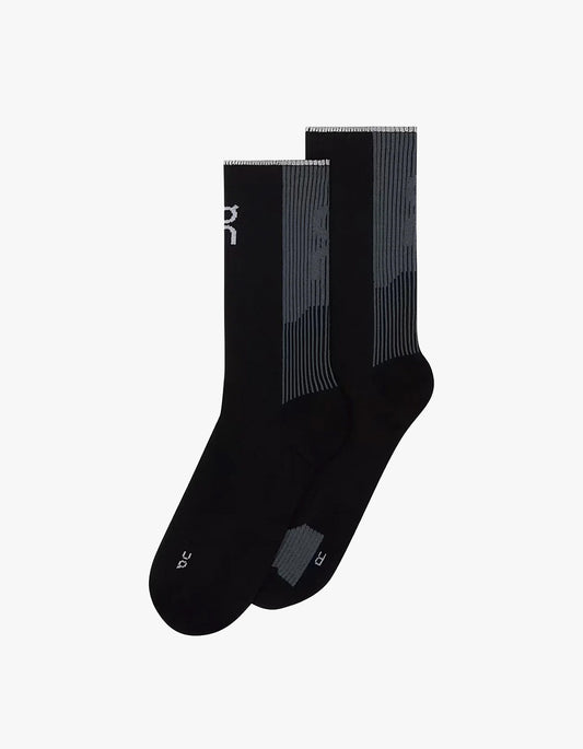 Performance Run Sock High 1 - Black/Eclipse