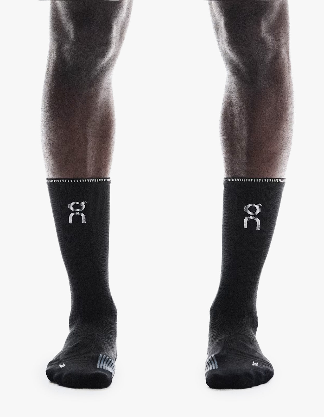 Performance Run Sock High 1 - Black/Eclipse