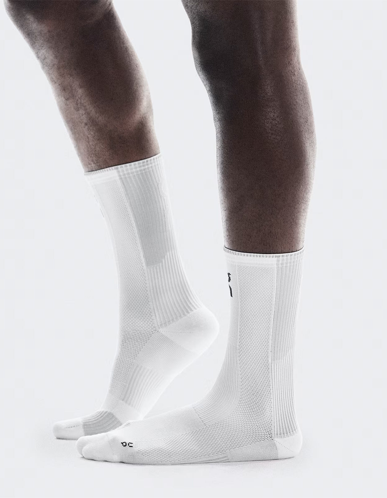 Performance Run Sock High 1 - White/Glacier