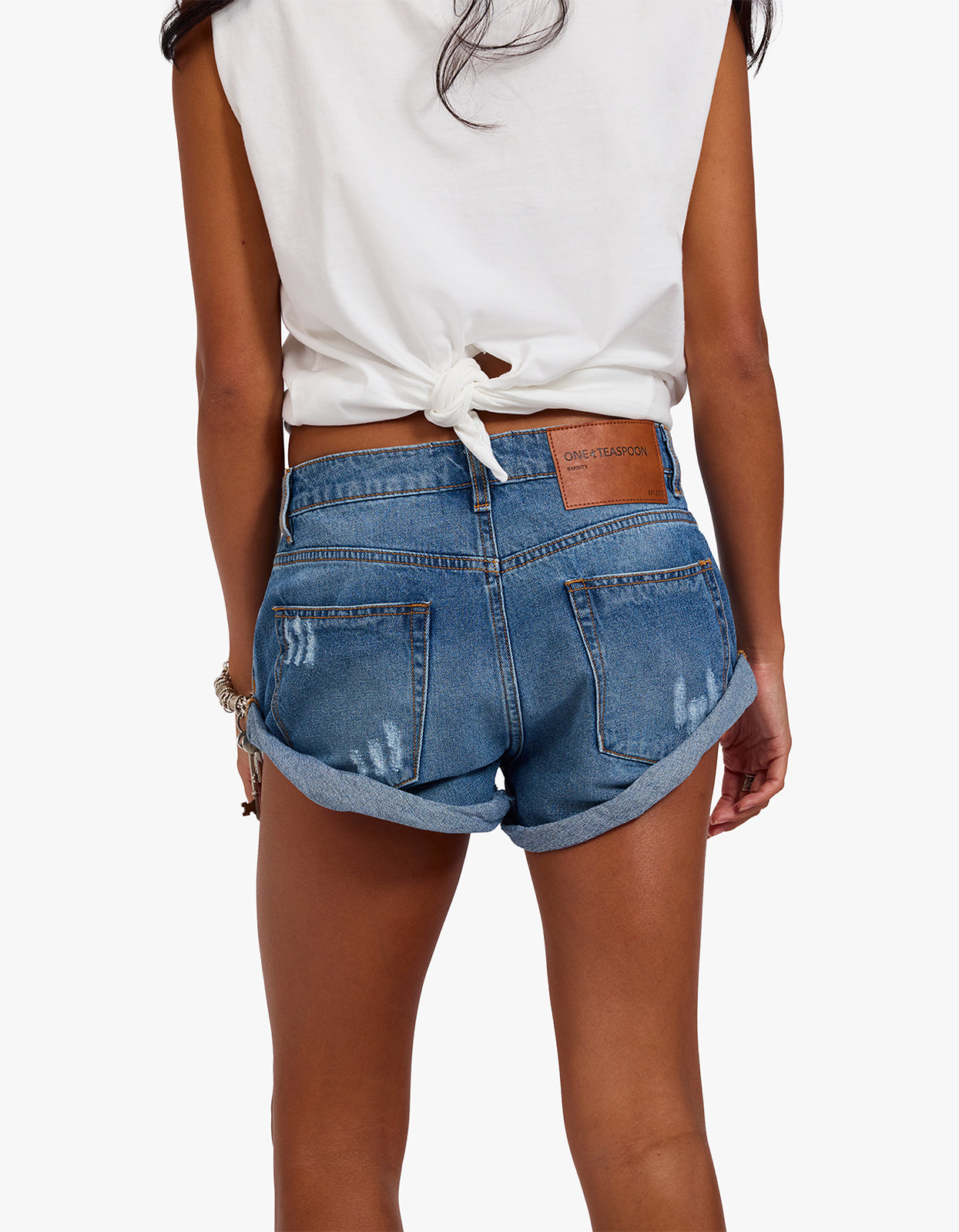 Bandit Low Waist Denim Short - Pacifica Blue