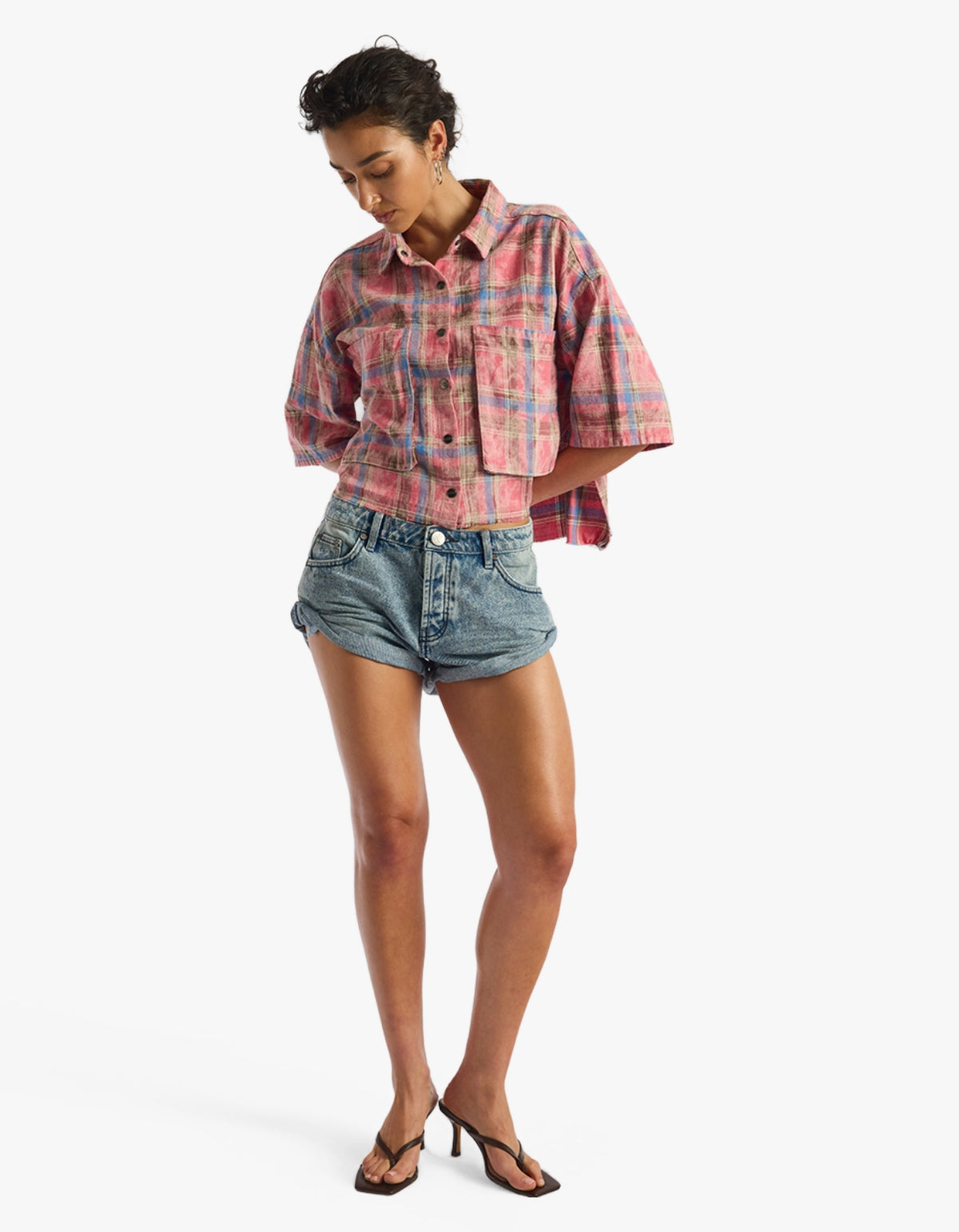 Bandits Low Waist Denim Shorts - Blue Crush