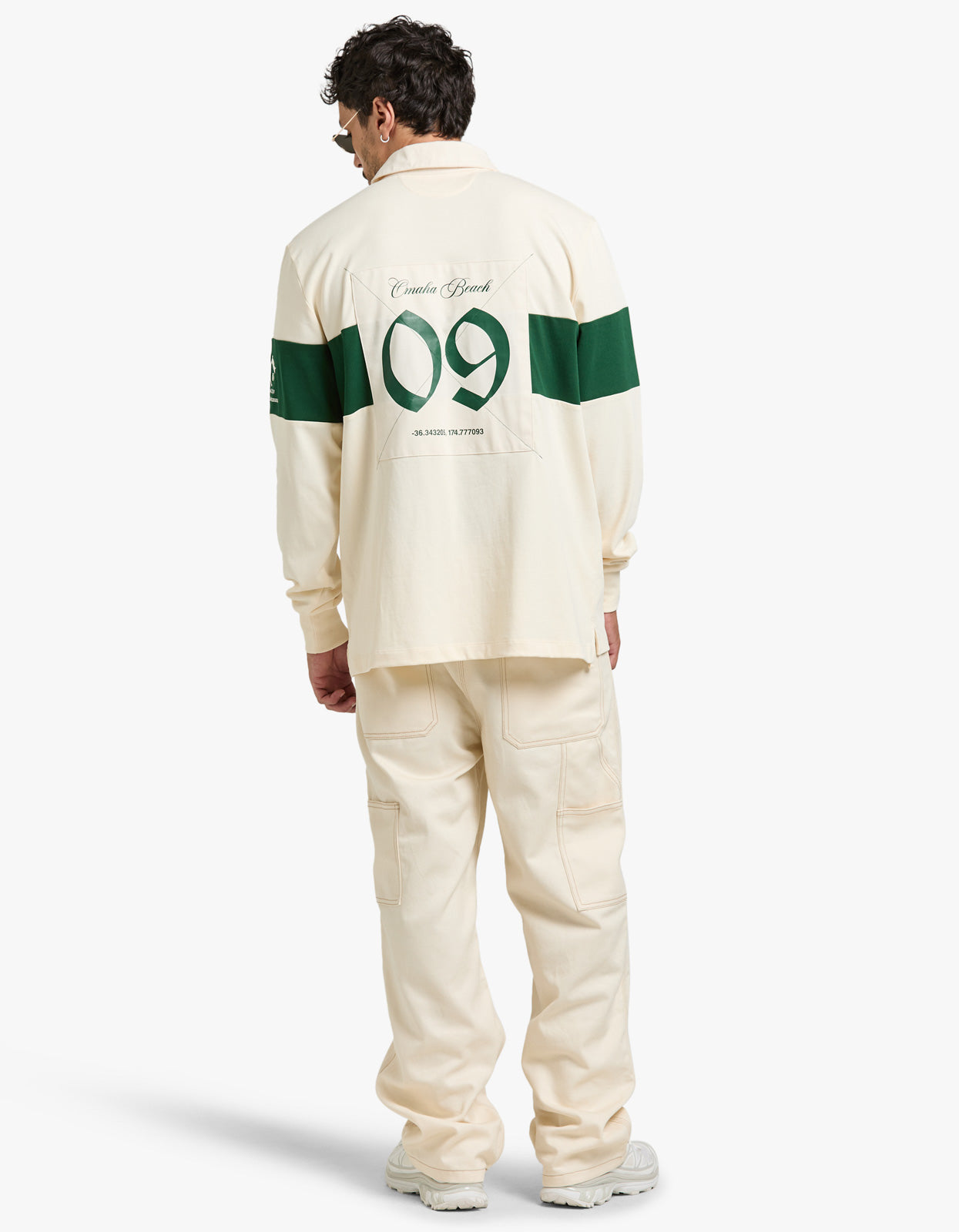 Omaha Greens Jersey - Ivory/Green