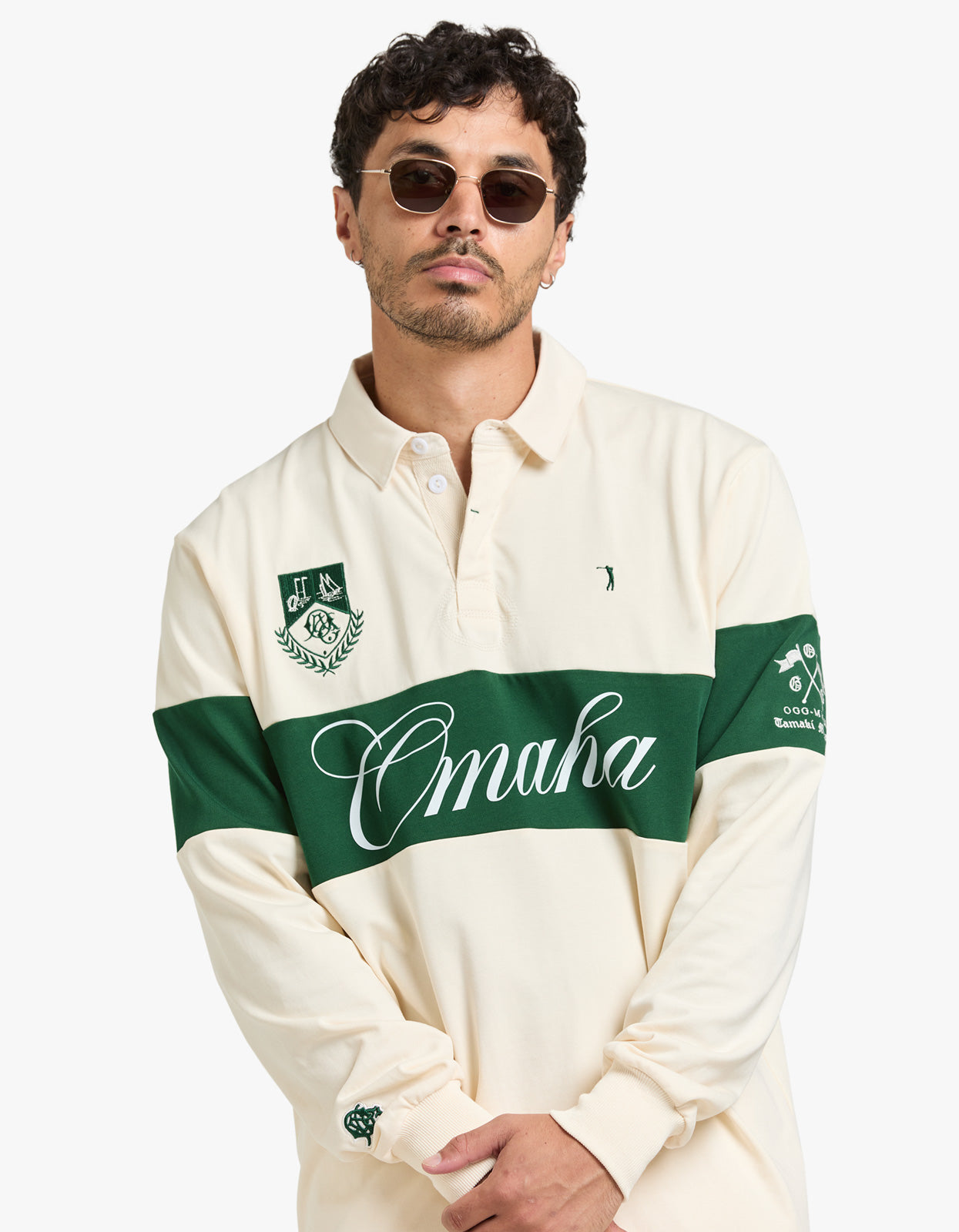 Omaha Greens Jersey - Ivory/Green