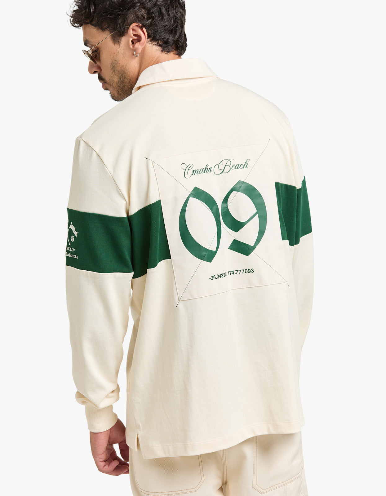 Omaha Greens Jersey - Ivory/Green