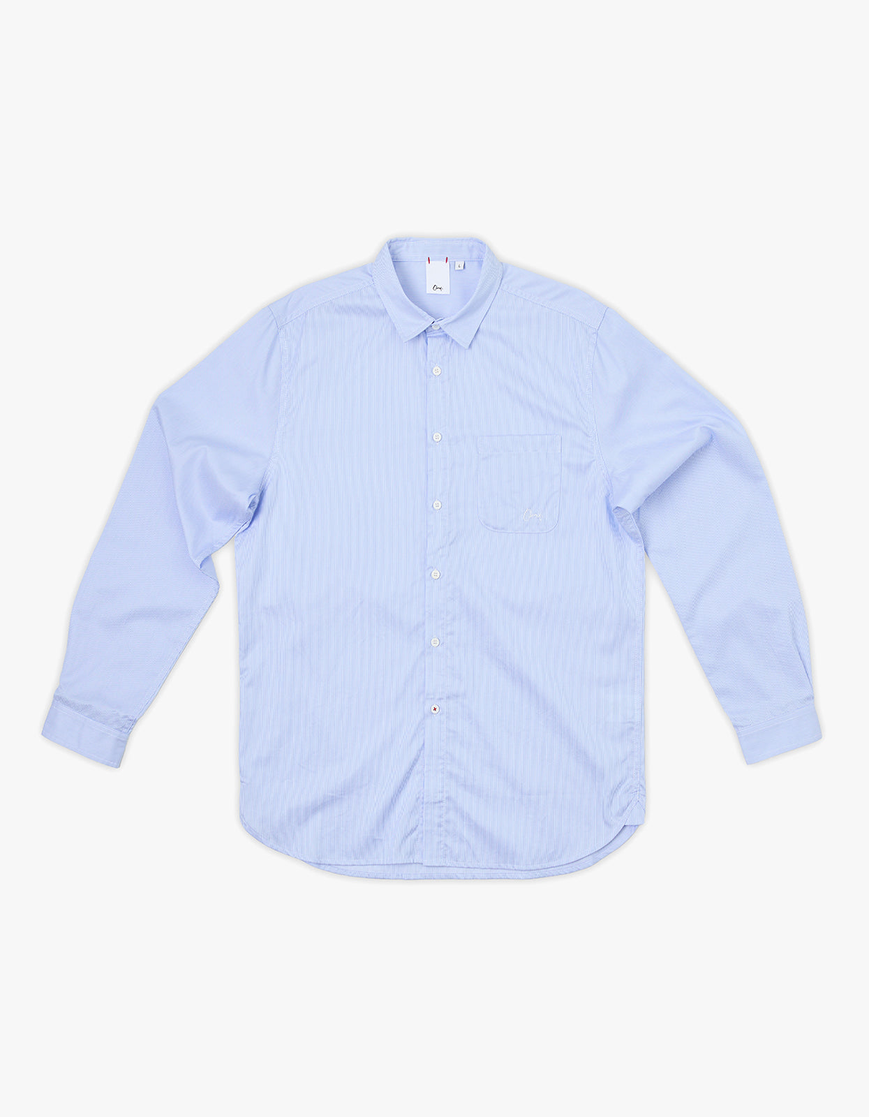 Market Shirt Thin Stripe - Blue/White/White
